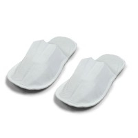 Kinefis Polypropylene Disposable Slippers - Closed Toe: With Rubber Sole Kinefis Polypropylene Disposable Slippers - Closed Toe: With Rubber Sole